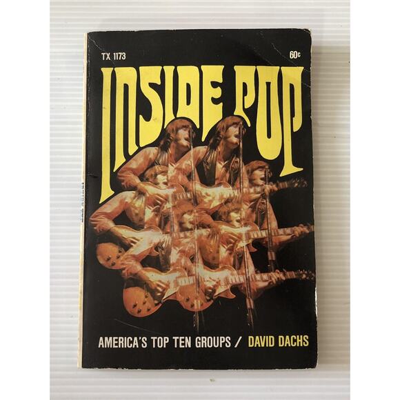 Vintage 1968 Inside Pop Music Book Monkees Sonny Cher Beach Boys Top 10 Groups - Picture 1 of 12